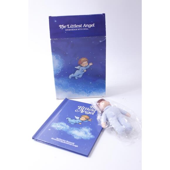The Littlest Angel, Storybook with Doll, 1984, Picture Book with Soft Decorative - Picture 1 of 4